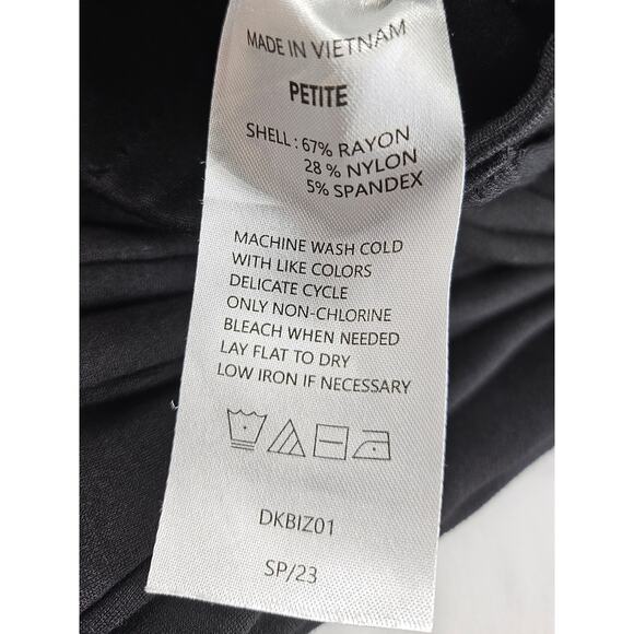 QUINCE WOMEN'S BLACK ULTRA-STRETCH PONTE STRAIGHT LEG PANT SIZE PETITE X-LARGE - Picture 9 of 10